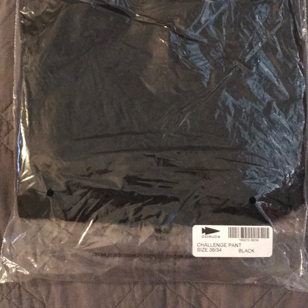 GORUCK challenge pants. Black 36/34.